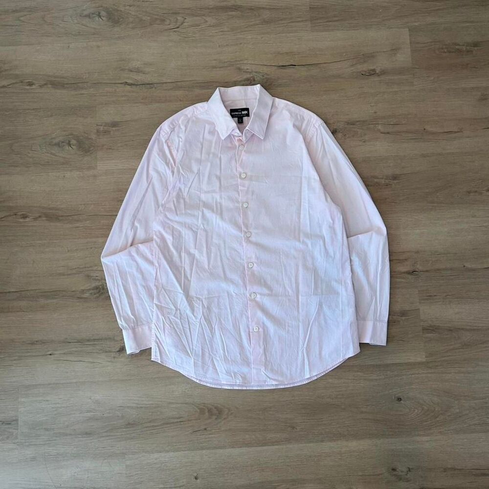 Express Men's Pink Shirt
